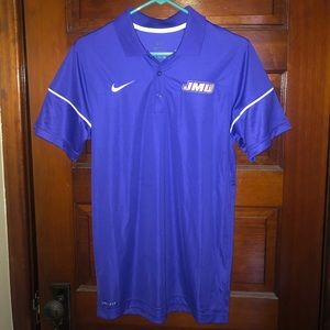 NWOT Men’s JMU Nike Athletic Polo / Size Small